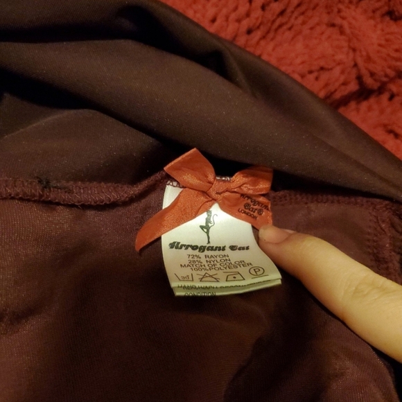 Beautiful Maroon Velvet Top - Picture 5 of 5